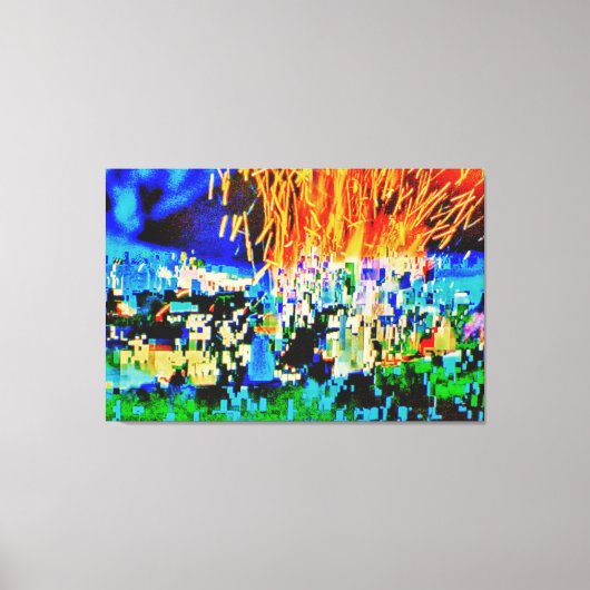 Nero Fiddled...door Maxwell Kerr Canvas Afdruk (Voorkant)