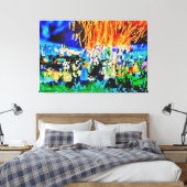 Nero Fiddled...door Maxwell Kerr Canvas Afdruk (Insitu (Slaapkamer))