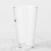Nero Wolfe Bierglas - Hebt u Wolfe? Glas (Links)