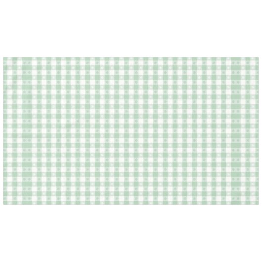 nertgroen, wit, gingham, floral, landskic, girale tafelkleed (Voorkant (Horizontaal))