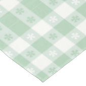nertgroen, wit, gingham, floral, landskic, girale tafelkleed (Gekanteld)