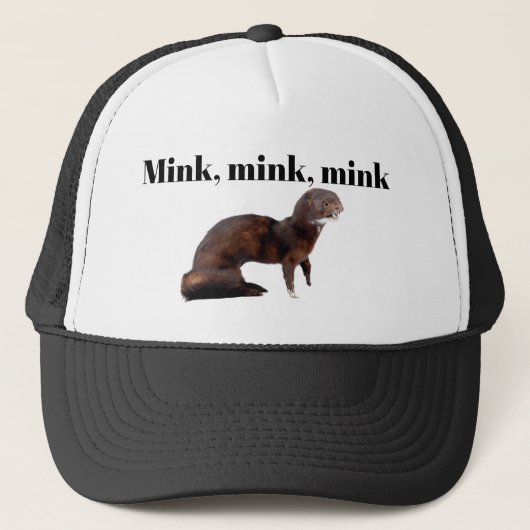 Nerts, nerts, nerts hoed trucker pet (Voorkant)