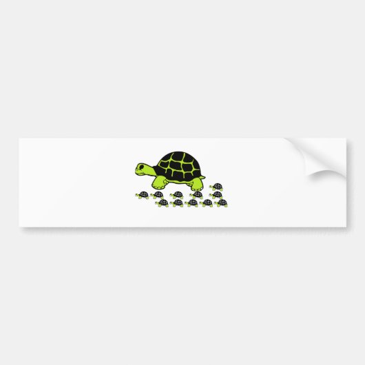 nertschildpad bumpersticker (Voorkant)