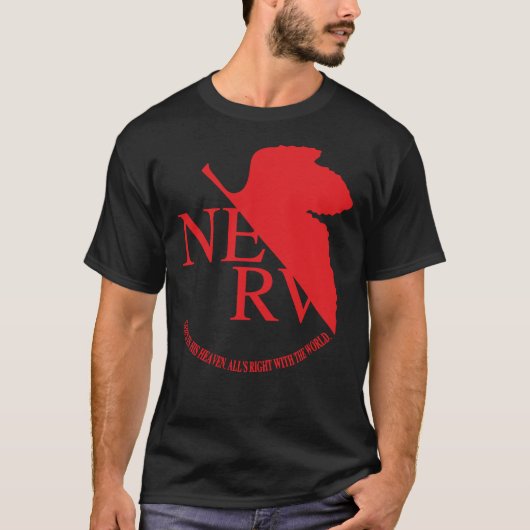 NERV - Neon Genesis Evangelion Classic T-Shirt (Voorkant)