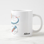 Nerve Cell Diagram Science Grote Koffiekop (Rechts)