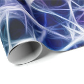 Nerve Patronen op Blauw Cadeaupapier (Rol Hoek)