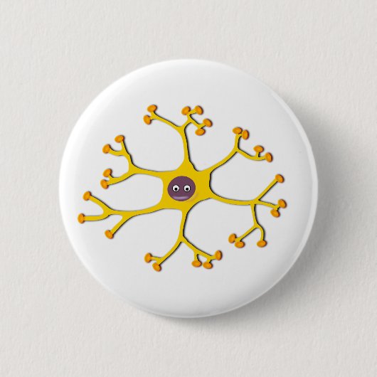 Nervenzelle Neuron Ronde Button 5,7 Cm (Voorkant)