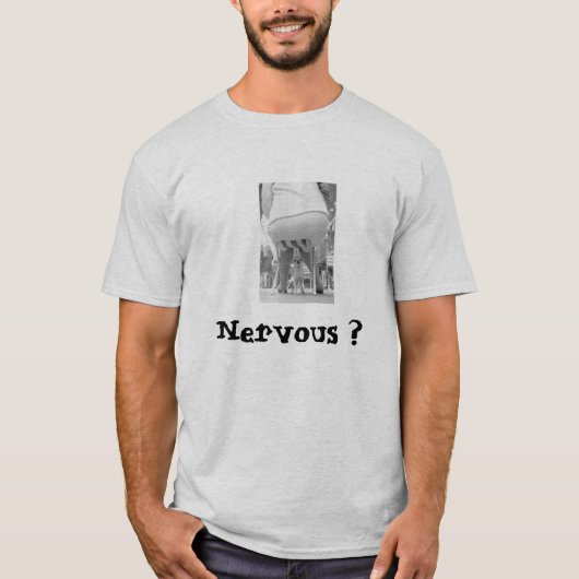 Nerveuze ? t-shirt (Voorkant)