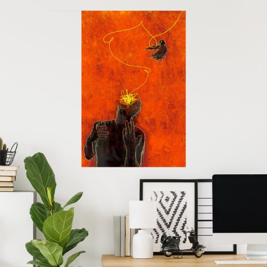 Nervosa Poster (Thuiskantoor)