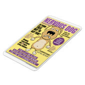 Nervous Dog Magazine 4'' x 6'' Fotomagneet Magneet (Linkerzijde)