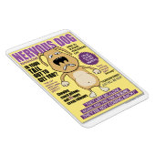 Nervous Dog Magazine 4'' x 6'' Fotomagneet Magneet (Rechterzijde)