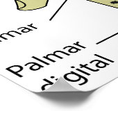 Nervous System cutaneous innervation upper limb Poster (Hoek)