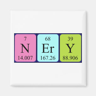 Nery periodieke table name magnet