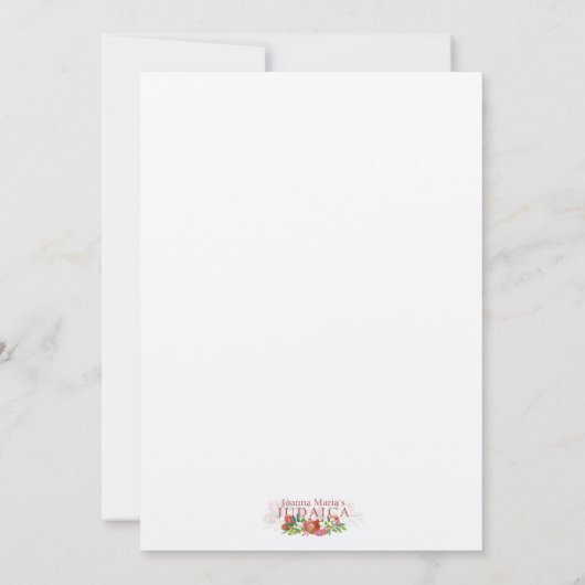 Nes Gadol Haya Sham - Hebrew Dreidel Chanukah (Achterkant)