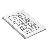 Nes Gadol Haya Sham - Hebrew Dreidel Chanukah Notitieboek (Rechterzijde)