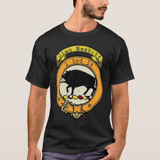 Nesbitt Clan Scottish Crest 1 T-shirt (Voorkant)