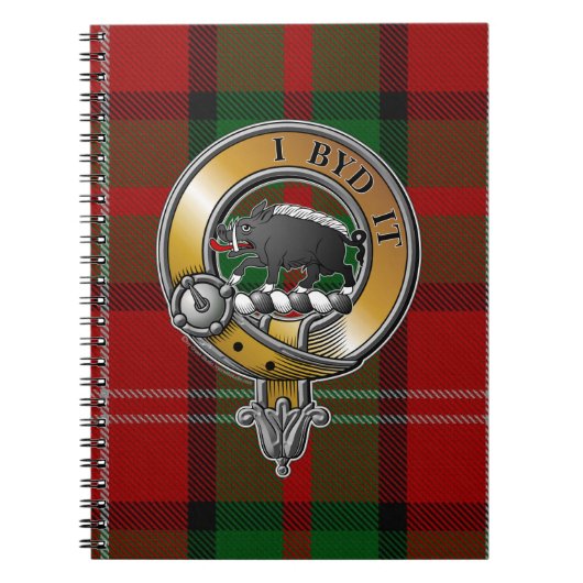 Nesbitt Tartan & Badge Notitieboek (Voorkant)
