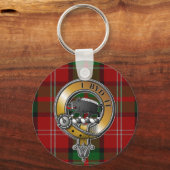Nesbitt Tartan & Badge Sleutelhanger (Voorkant)