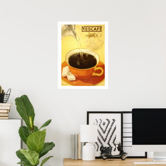 Nescafe Poster (Thuiskantoor)