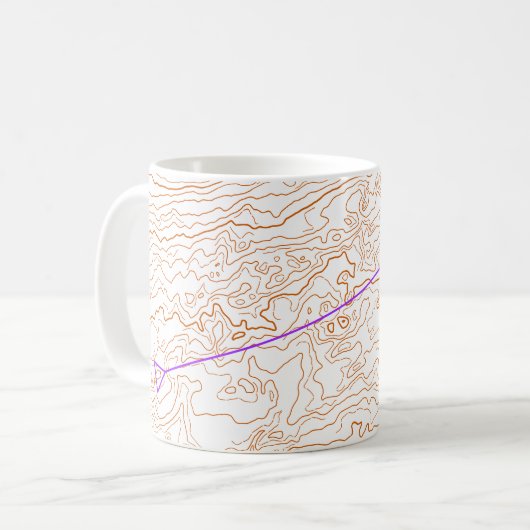 Nescopeck Orienteering Course Coffee Mok (Voorkant links)