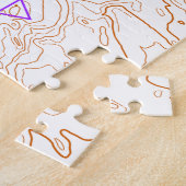 Nescopeck Orienteering Map Legpuzzel (Zijkant)