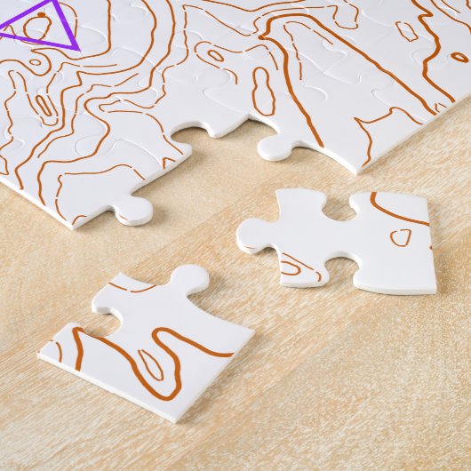 Nescopeck Orienteering Map Legpuzzel (Zijkant)