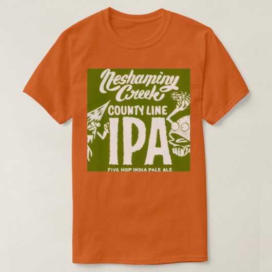 Neshaminy Creek County Line IPA T-shirt (Design voorkant)