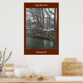 Neshaminy Creek Tyler State Park Poster (Keuken)