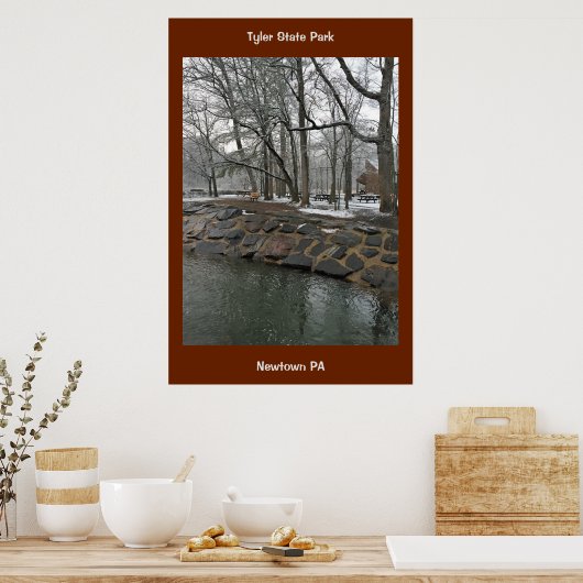 Neshaminy Creek Tyler State Park Poster (Keuken)