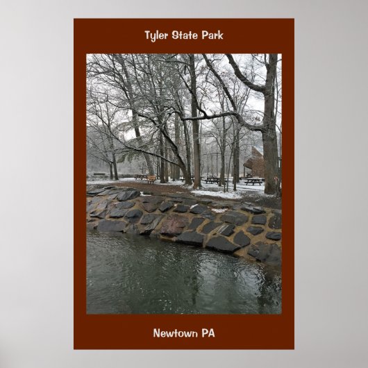 Neshaminy Creek Tyler State Park Poster (Voorkant)