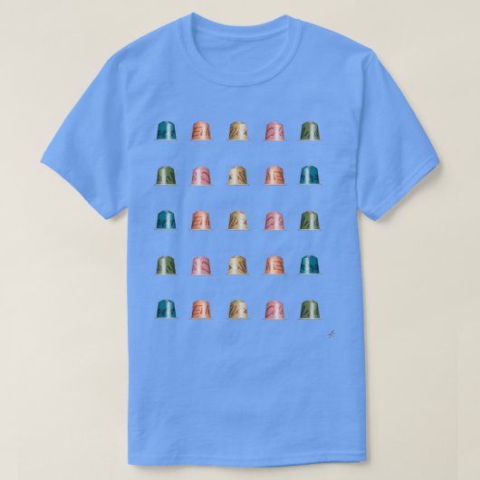 Nespresso koffiecapsules t-shirt (Design voorkant)