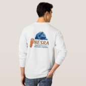NESRA Longsleeve T-Shirt - Logo met creatie (Achterkant volledig)