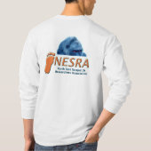 NESRA Longsleeve T-Shirt - Logo met creatie (Achterkant)