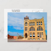 Ness County, Kansas, Bank Briefkaart (Voorkant / Achterkant)
