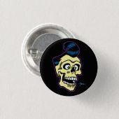 Ness Rockabilly 00 Ronde Button 3,2 Cm (Voorkant /achterkant)