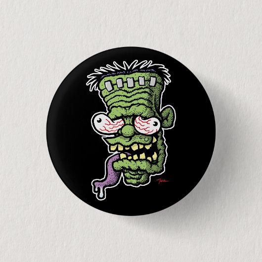 Ness-stein 00 ronde button 3,2 cm (Voorkant)