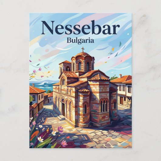 Nessebar Bulgarije Briefkaart (Voorkant)