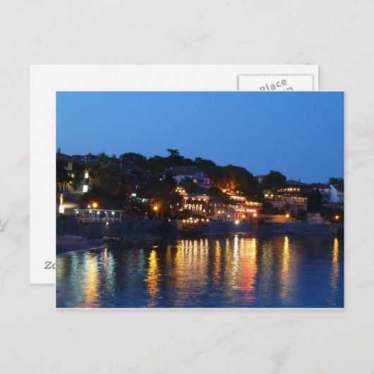 Nessebar Night Briefkaart (Voorkant / Achterkant)