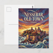 Nessebar Oude Stad Bulgarije Briefkaart (Voorkant / Achterkant)
