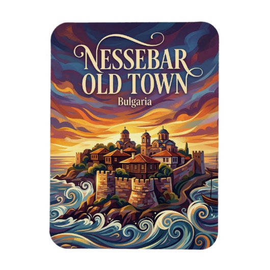 Nessebar Oude Stad Bulgarije Magneet (Verticaal)
