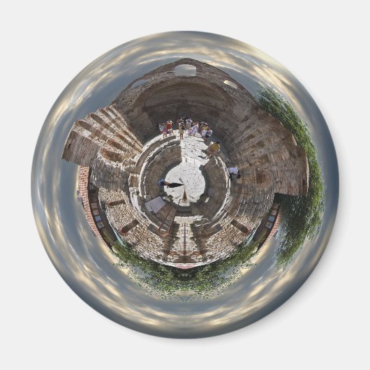 Nessebar Ruin Planet Magnet (Voorkant)