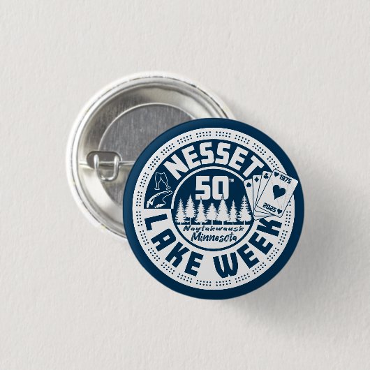 Nesset Button Blauwe Kaarten (Voorkant /achterkant)