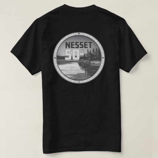 Nesset Reflections BW Back - Boog Voorhoek T-shirt (Design achterkant)