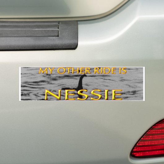 NESSIE BUMPERSTICKER (Op auto)
