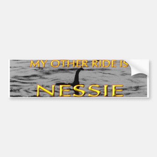 NESSIE BUMPERSTICKER (Voorkant)