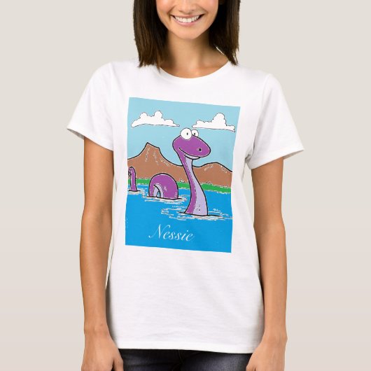 Nessie: de Loch Ness Monster T-shirt (Voorkant)