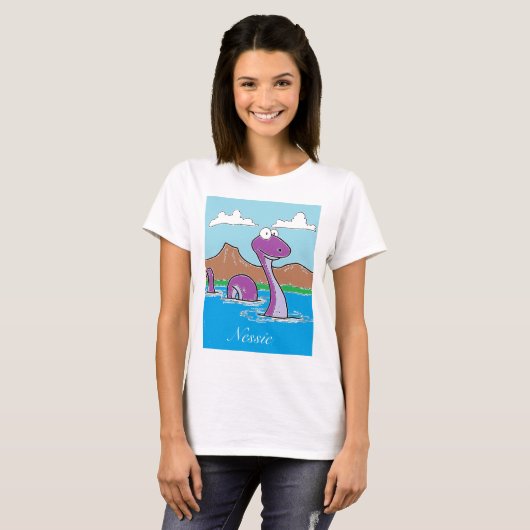 Nessie: de Loch Ness Monster T-shirt (Voorkant volledig)