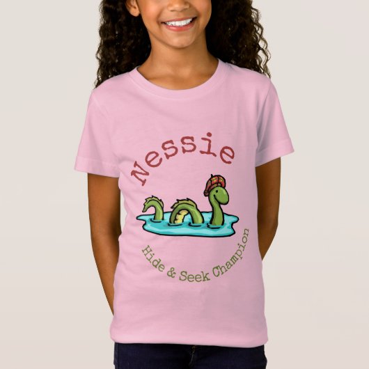Nessie, de Loch Ness Monster T-Shirt (Voorkant)