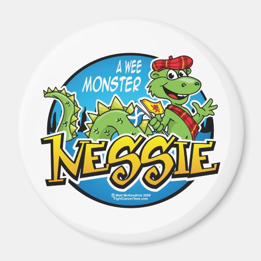 Nessie: Een klein monster Magneet (Voorkant)