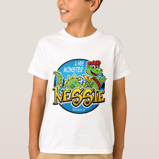 Nessie: Een Wee Monster T-shirt (Voorkant)
